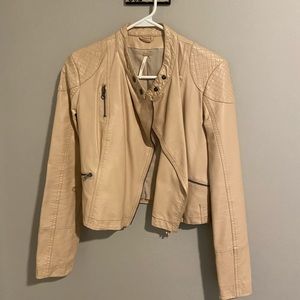 Free People faux leather coat